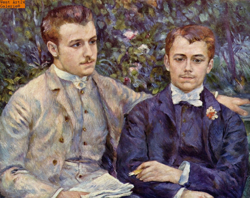 Charles und Georges Durand-Ruel nach Renoir Gemäldeimitation